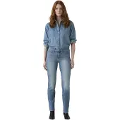 Levi's Damen Jeanshose 314 Shaping mit Stretch-Anteil, Straight Fit, Blau (Etern