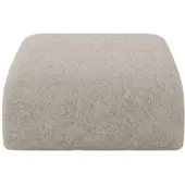 ALTDECOR POUF MIRA-PUF 91x89x40 Beige cm Velours Modular Sitzhocker