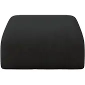 ALTDECOR POUF MIRA-PUF 91x89x40 Schwarz cm Velours Modular Sitzhocker