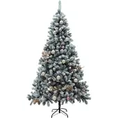 Momax Weihnachtsbaum Snowy 2 Grün/Weiß ca. 240cm