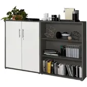 Mid.You AKTENSCHRANK OFFICE EDITION-SW SET 1 NIEDR.