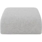 ALTDECOR POUF MIRA-PUF 91x89x40 Grau cm Velours Modular Sitzhocker