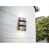Lutec LED Sensor-Außenleuchte Maya Up- & Downlight mit Bewegungsmelder
