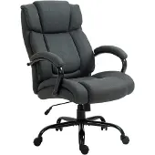 Vinsetto Bürostuhl, Ergonomischer Schreibtischstuhl, mit gepolsterter Armlehne