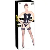 Black Level Lack Corsage schwarz 2XL