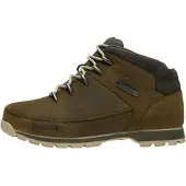 Timberland Schnürboots "EURO SPRINT - MID LACE BOOT", Herren, Gr. 41,5, Synthetik, braun (dk grün nubuck w camo), Leder, Schuhe Schnürboots, Winterstiefel, Schnürstiefel, Winterschuhe