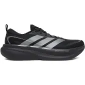 Adidas Laufschuh PERFORMANCE "SUPERNOVA GLIDE", Herren, Gr. 46, schwarz (core schwarz, iron metallic, grau five), Textil, Schuhe Laufschuh, für mehr Komfort