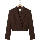 Dante6 Damen Blazers Reilley Cropped Blazer-jacket - Bruin - Größe 36