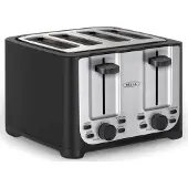 Bella 4 Scheiben Toaster mit Automatischer Abschaltung, Extra Breite Schlitze un
