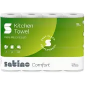 Satino 162181 Küchenpapier HiCycle, 2-lagig, 4 Rollen