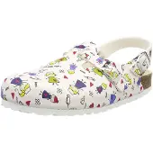 WEEGER -Clog m. Fersenriemen weissSchwester Gr. 35