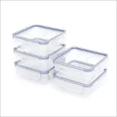 Rotho Clic & Lock Frischhaltedosen mit Deckel 0,8 L 5er-Set auslaufsicher