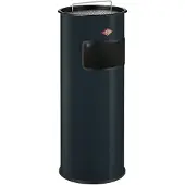 Wesco Standascher 50 in ANTHRAZIT inklusive Abfallvolumen 50 Liter / Mülleimer / Ascher