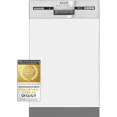 Exquisit Einbaugeschirrspüler EGSP1012-E-030E silber | vollintegriert | 12 Gedecke | silber