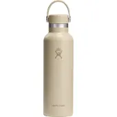 Hydroflask - Standard Mouth with Standard Flex Cap - Isolierflasche Gr 621 ml beige