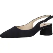 Högl Damen Pumps aus Veloursleder mit individuell anpassbaren Fersenriemchen