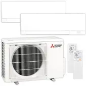 Mitsubishi Multisplit Klimaanlage Set | MSZ-AY | 1,5 kW + 3,5 kW