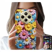 Inny producent Hülle für Xiaomi Redmi 14C 4G - Bunte Blumen, Gänseblümchen-Design