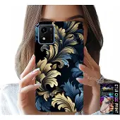 Inny producent Hülle für Do Vivo Y01 – Elegantes, goldenes Design, modische Muster