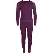 TROLLKIDS - Kid's Hemsedal Baselayer Set - Kunstfaserunterwäsche Gr 104 lila