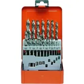 Projahn Spiralbohrer-Set SPEED, HSS-Co, 19-teilig, Ø 1–10 mm / 0,5 mm Schritte, in Bohrerkassette