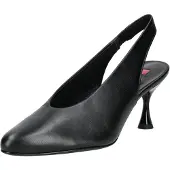 Högl Slingback Pumps aus schwarzem Glattleder mit weichem Lederfutter und Softline-Innensohle
