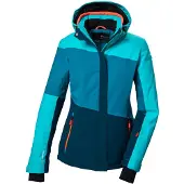 Killtec Damen Skijacke/Funktionsjacke mit abzippbarer Kapuze und Schneefang KSW