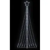 vidaXL LED Weihnachtsbaum 447 LEDs Kaltweiß 249 cm 4016433