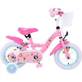 Volare Kinderfahrrad Disney Princess 12 Zoll, ohne Rücktrittbremse