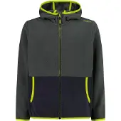 CMP Kid Jacket Fix Hood Jungle-Antracite Jungle-Antracite 128