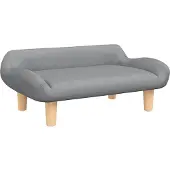 vidaXL Hundebett Hellgrau 70x40x24 cm Stoff