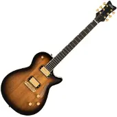 Gretsch Limited Edition Electromatic Black Limba Jet Ebony Griffbrett Sunburst