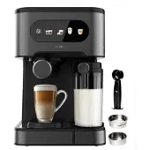 Cecotec Power Espresso 20 ColdBrew Latte +, Espressomaschine, 1,5 l, Kaffeepad, 1350 W, Schwarz