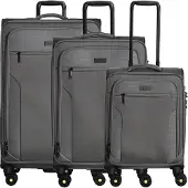 D & n lederwaren D&N Travel Line 9704 - Trolley-Set, 3tlg. (grey)