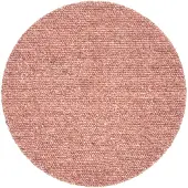 NATURL. Wollteppich Rund | Feline Terracotta | Ø 120cm | Terra | Baumwolle | Rund