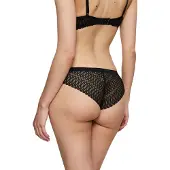 Triumph Brasilslip "Aura Spotlight" moderne Grafikspitze, hüftiger Sitz