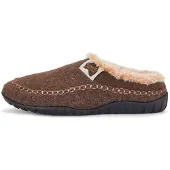 Gumbies Damen Hausschuhe für den Winter, Modell Ossa 4224, zum einfachen Schlüpfen, Farbe Braun