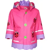 Playshoes Regenjacke Uni Kinder Wind- und wasserdicht Regenmantel Regenbeklei