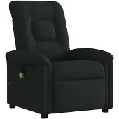 vidaXL Massagesessel Schwarz Stoff