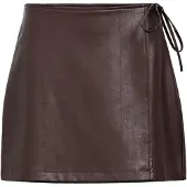 Object Damen Röcke Objolive Short Wrap Skirt - Bruin - Größe 38