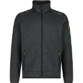 CMP MAN Fleece Jacket grey-antracite (20UZ) 60