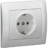 Legrand 771362 Steckdose (SL) Galea soft Aluminium