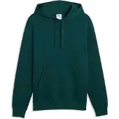 Puma Essentials Small No1 Logo Centered Hoodie FL dark green (70) M