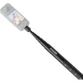 Insta360 Action Unsichtbarer Selfie-Stick, 1 m leichter Carbonfaser-Selfie-Stick, kompatibel mit X6, X5, X4 Air, X4, GO Ultra, GO 3S, Ace Pro 2, Ace Pro, Ace, X3 und mehr, Schwarz