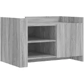 vidaXL Couchtisch Grau Sonoma 80x50x50 cm Holzwerkstoff