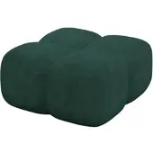 ALTDECOR POUF Miko-Puf 90x90x45 cm Grün Velours Modular Sitzhocker