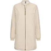 Camel active Damen Wasserabweisender Mantel aus reinem Polyester Hellbeige, wome