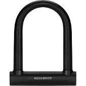 RockBros U-Lock Fahrradschloss, verstärktes Schlüsselschloss - Schwarz