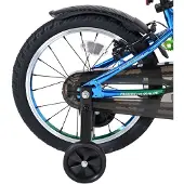 Volare Chrome 16-Zoll-Kinderfahrrad für Jungen in Blaugrün mit zwei Handbremsen