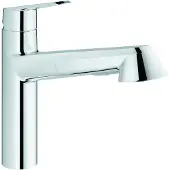 GROHE Eurodisc Cosmopolitan Einhand-Spültischarmatur, mittelhoch, Ausladung 222mm, herausziehbar, schwenkbar, 32257002